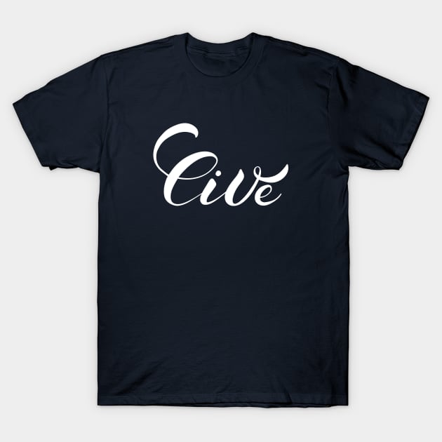 Live T-Shirt by Trendering